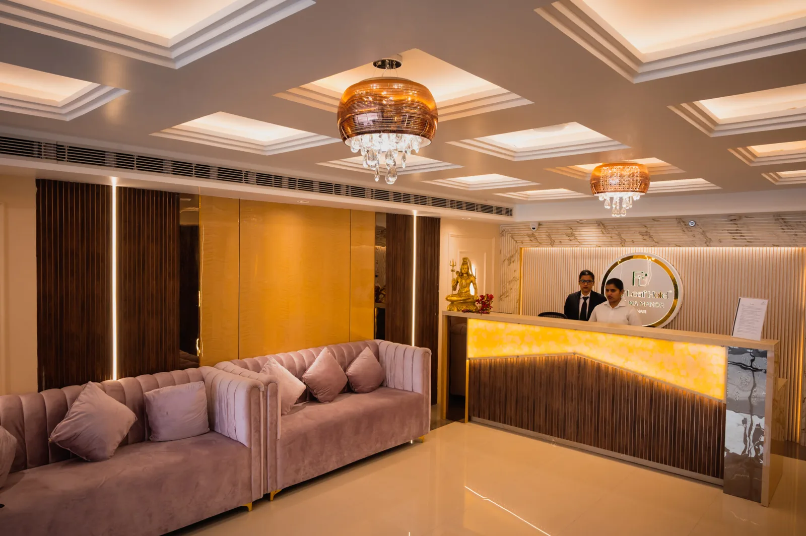 Lobby lounge seating