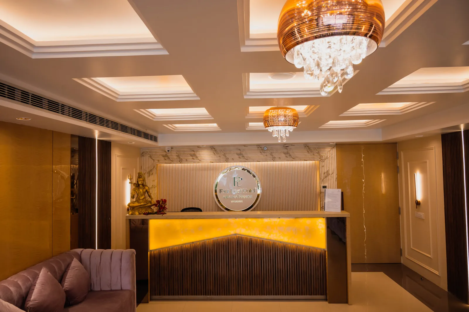 Lobby reception desk